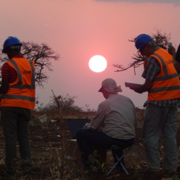 Site survey in Tanzania