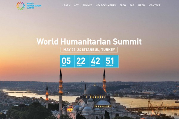 World humanitarian summit 2016
