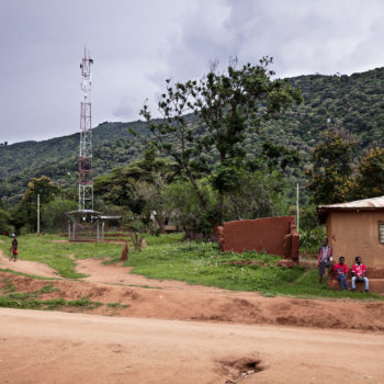 BLUETOWN tower in Tanzania